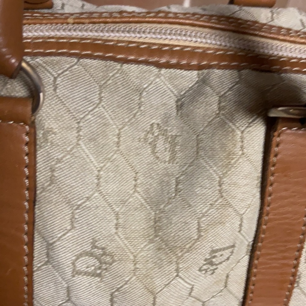 Dior Vintage Honeycomb Satchel - Picture 4 of 16